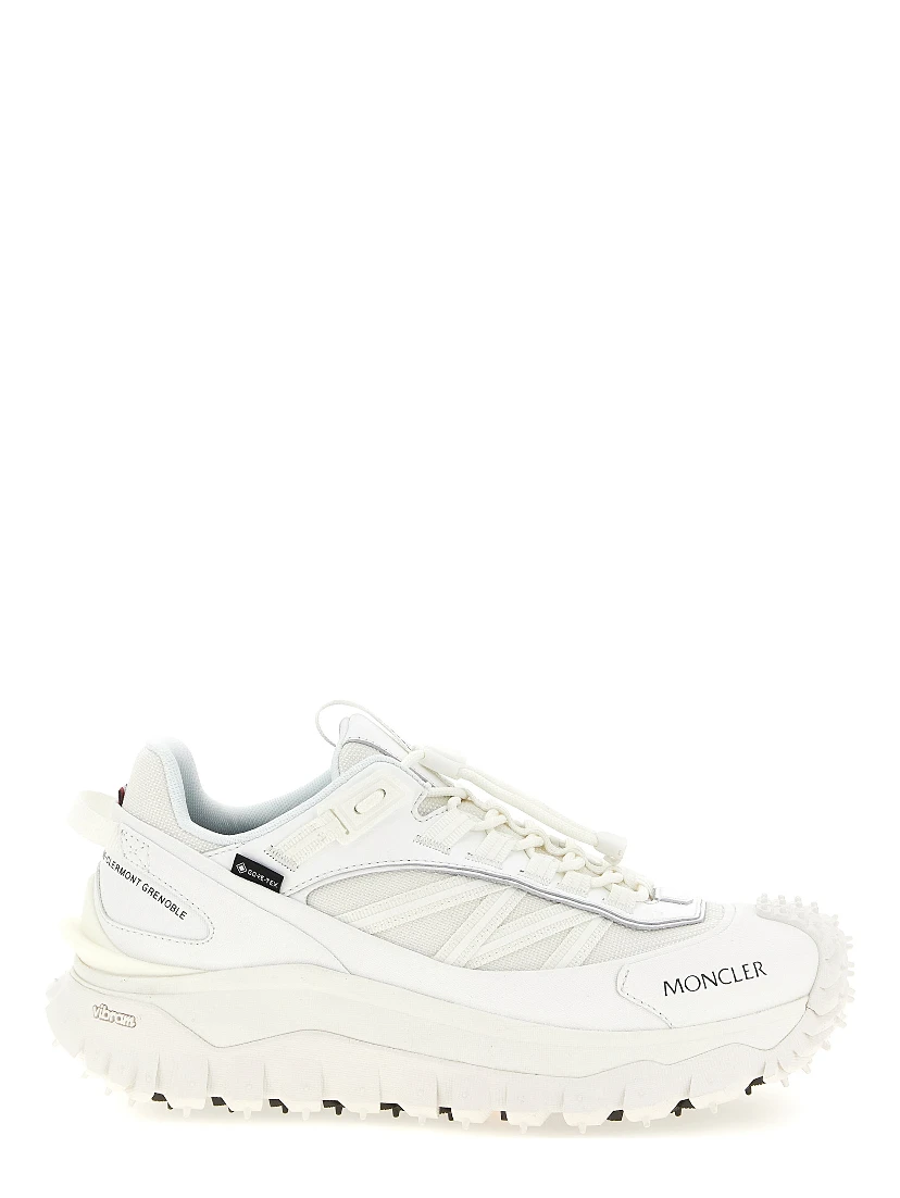 White Polyamide Athletic Sneakers
