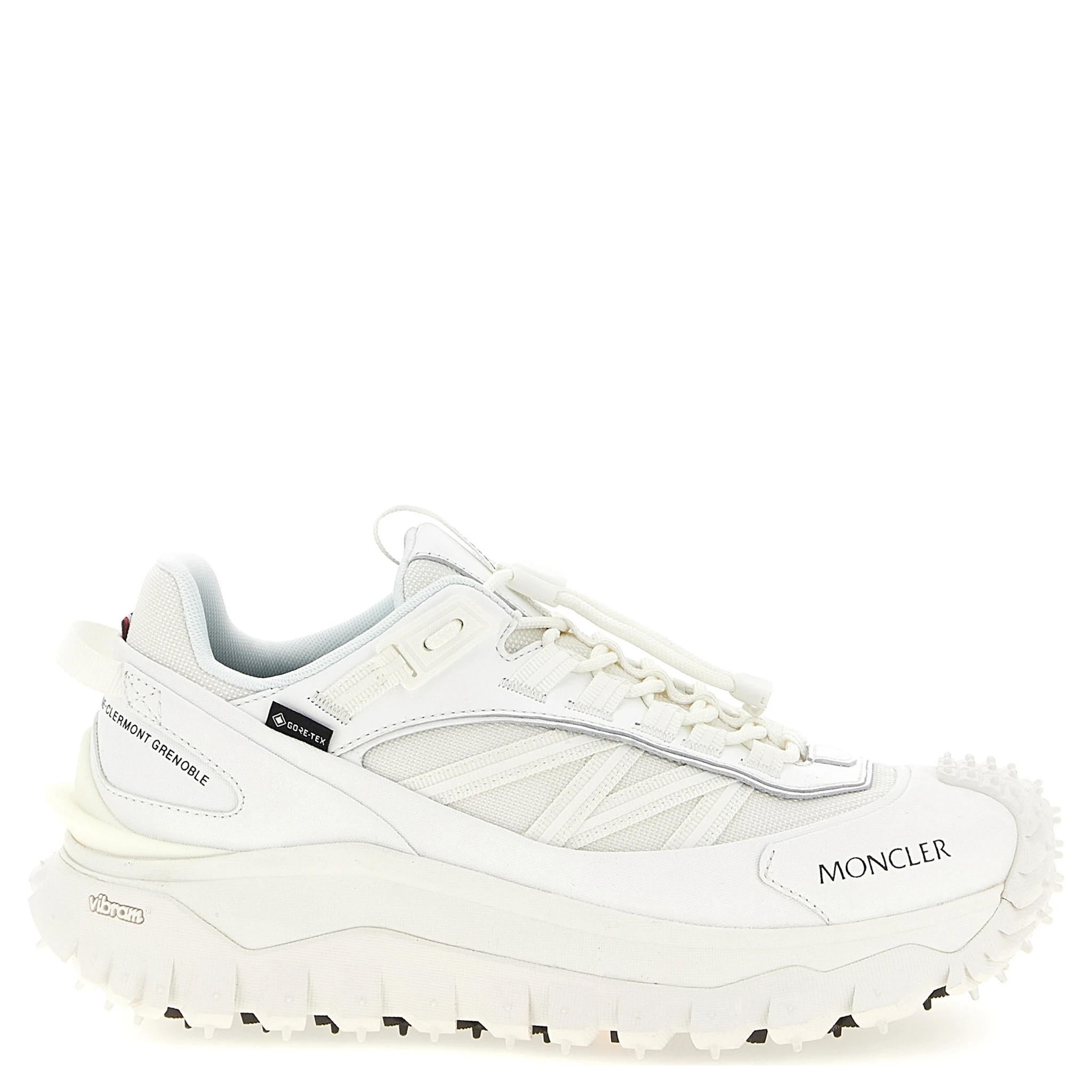 White Polyamide Athletic Sneakers