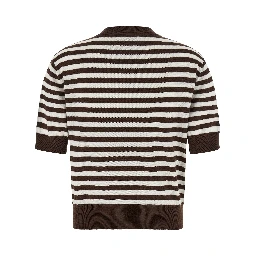 Brown Cotton Cardigan