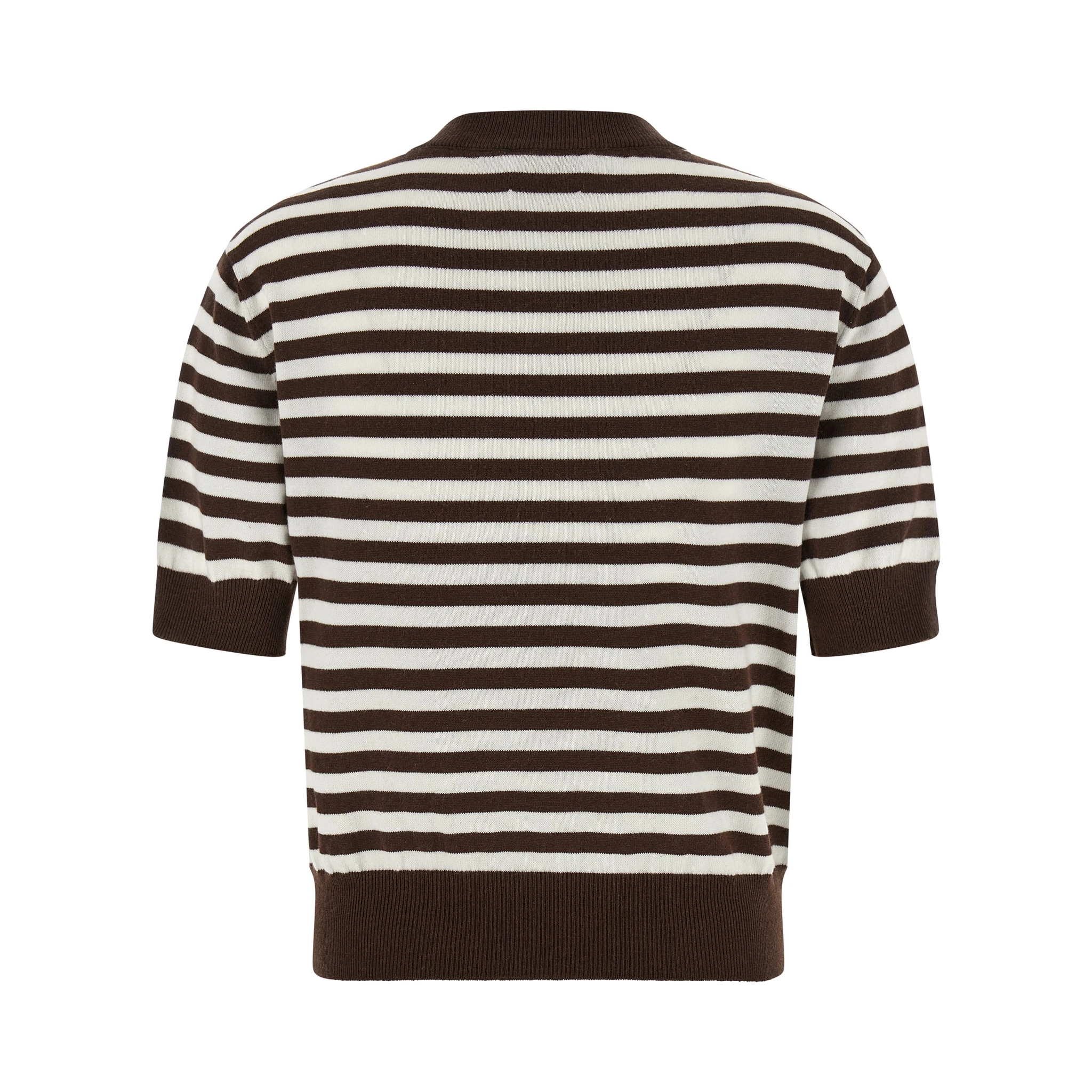 Brown Cotton Cardigan
