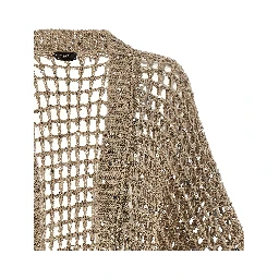 Beige Cotton Cardigan