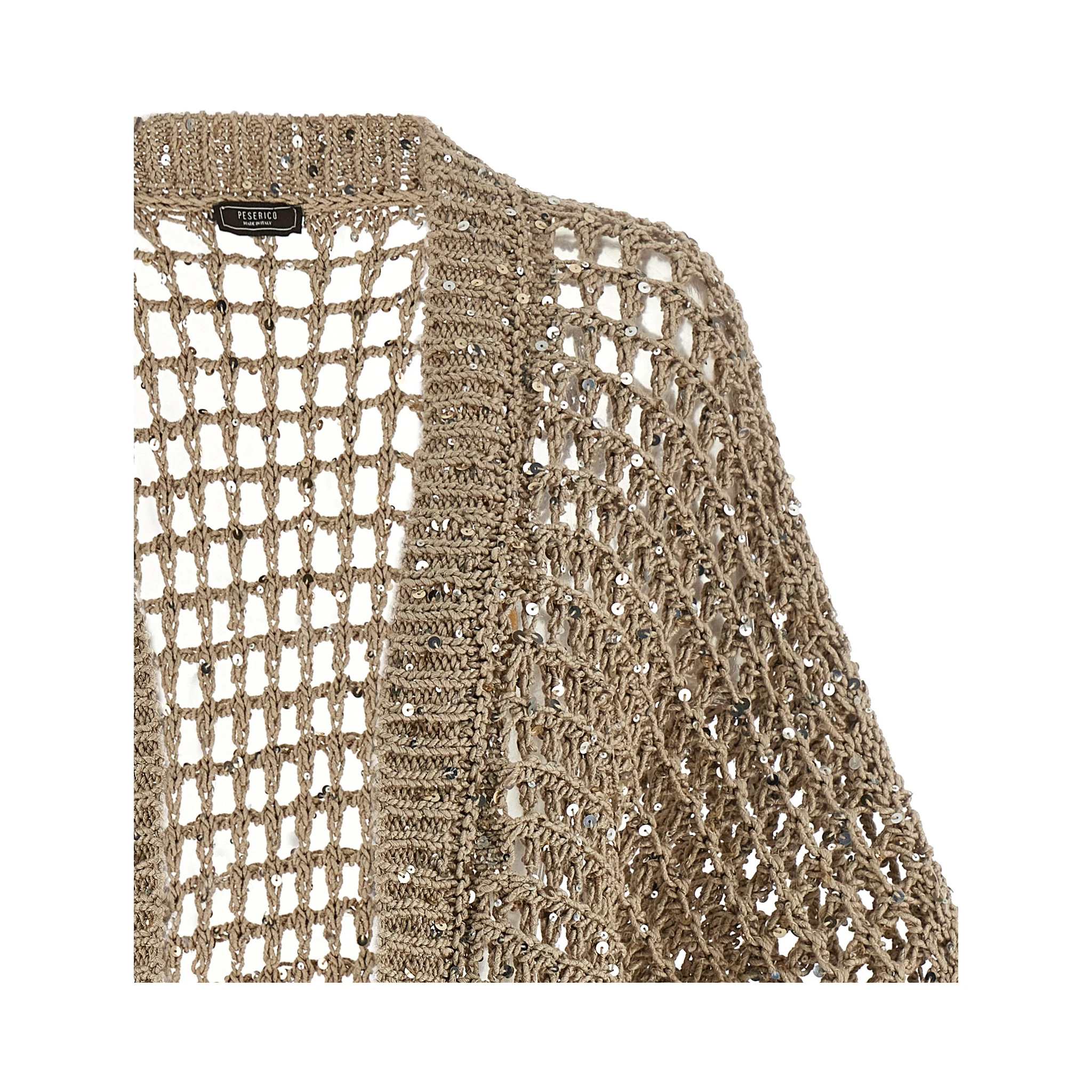 Beige Cotton Cardigan