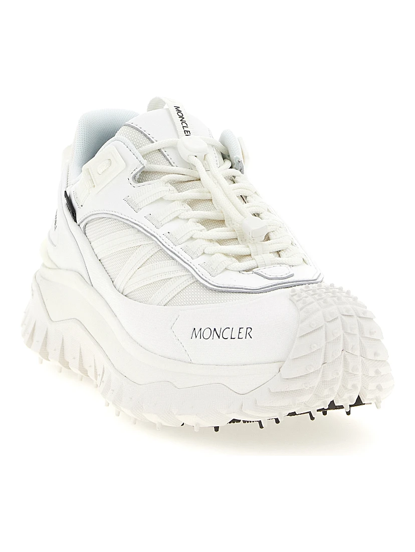 White Polyamide Athletic Sneakers