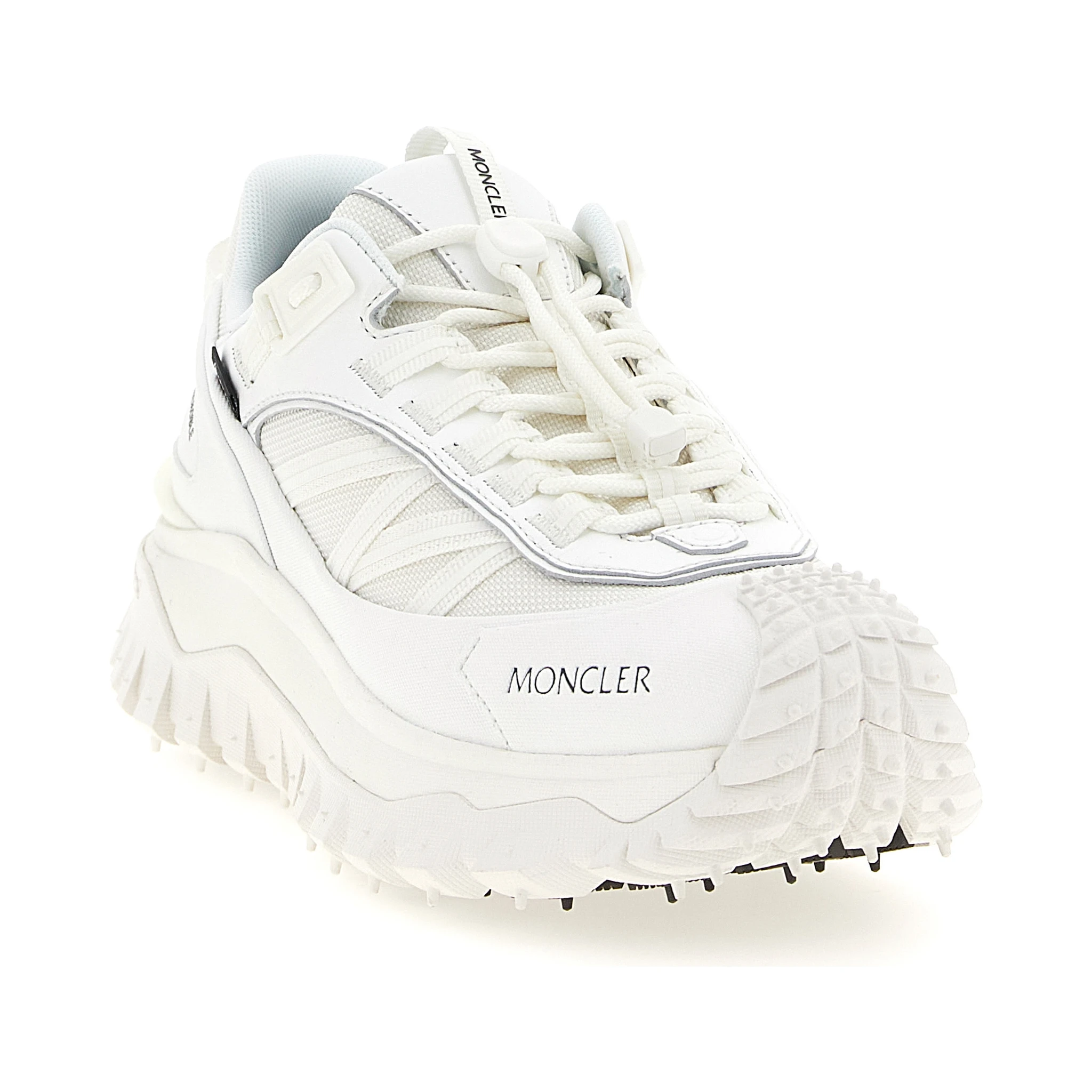 White Polyamide Athletic Sneakers