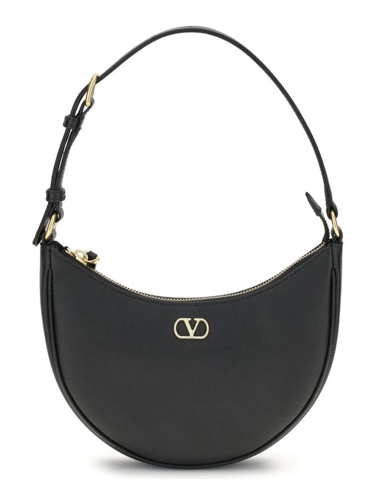 Black Calf Leather Bos Taurus Shoulder Bag