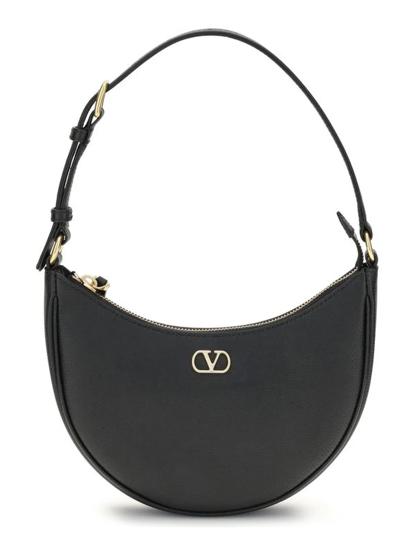 Black Calf Leather Bos Taurus Shoulder Bag