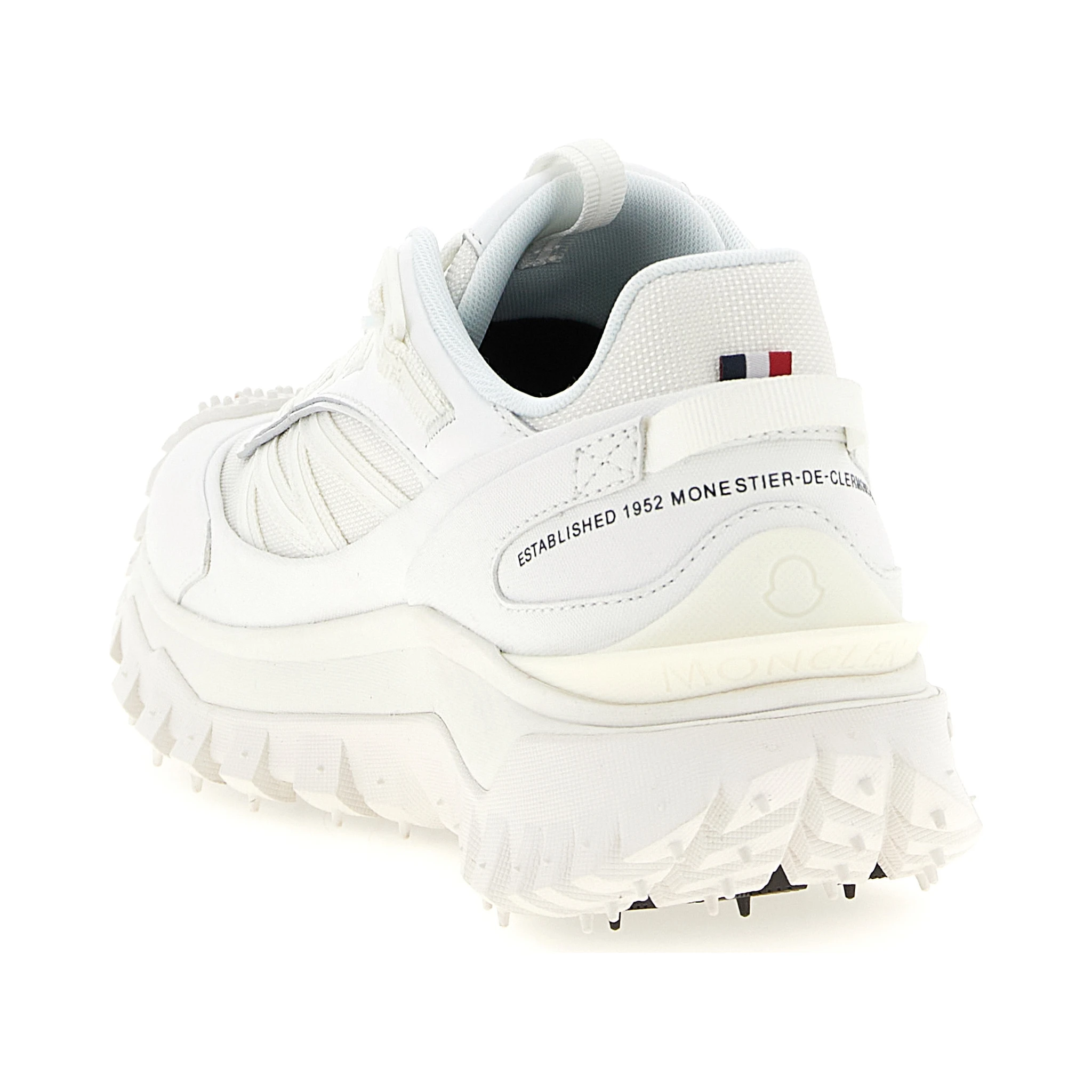 White Polyamide Athletic Sneakers