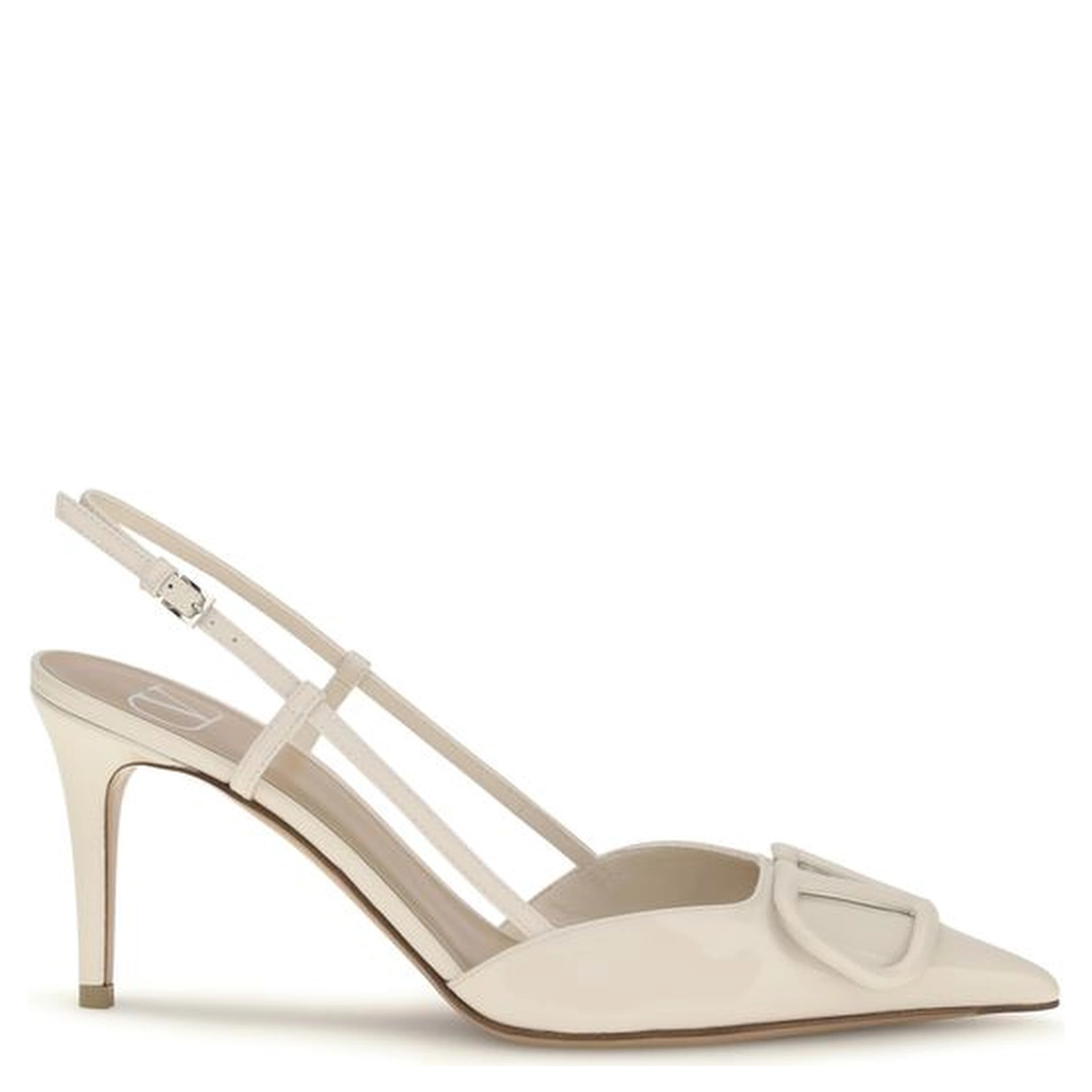 Beige Calf Leather Bos Taurus High Heel Pumps