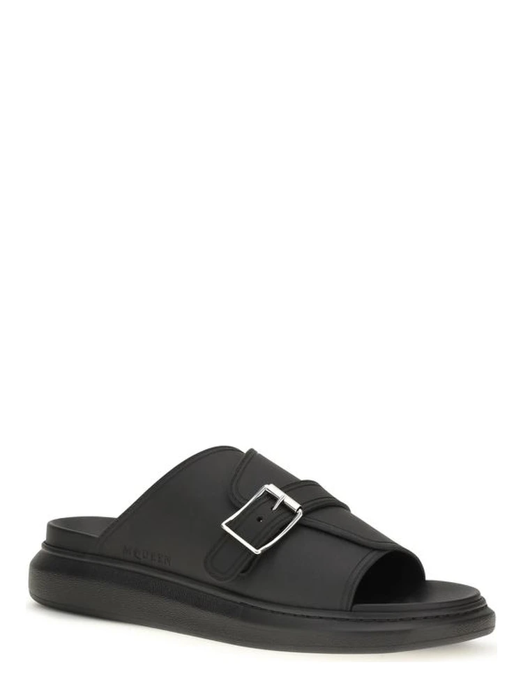 Black Calf Leather Bos Taurus Platform Sandals alternative