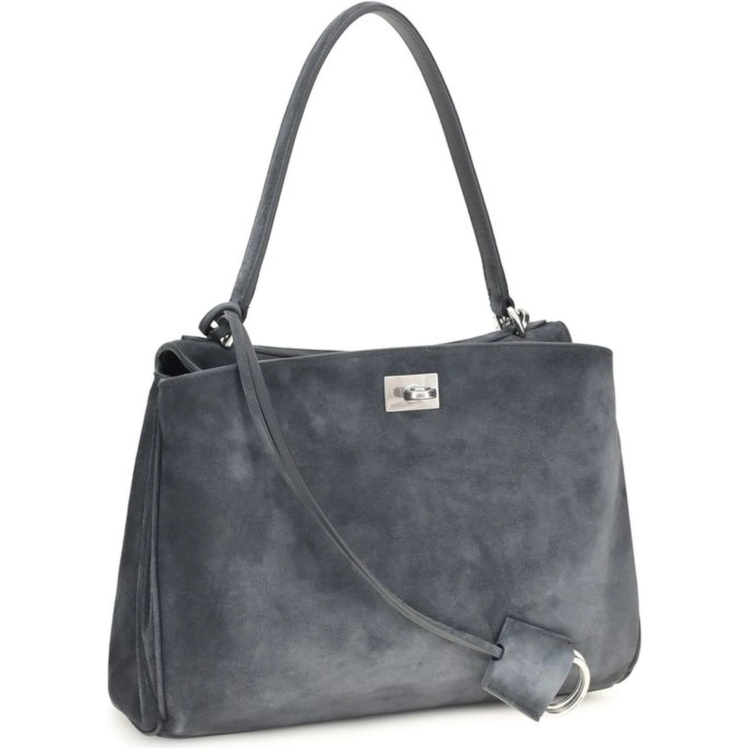Gray Calf Leather Bos Taurus Shoulder Bag