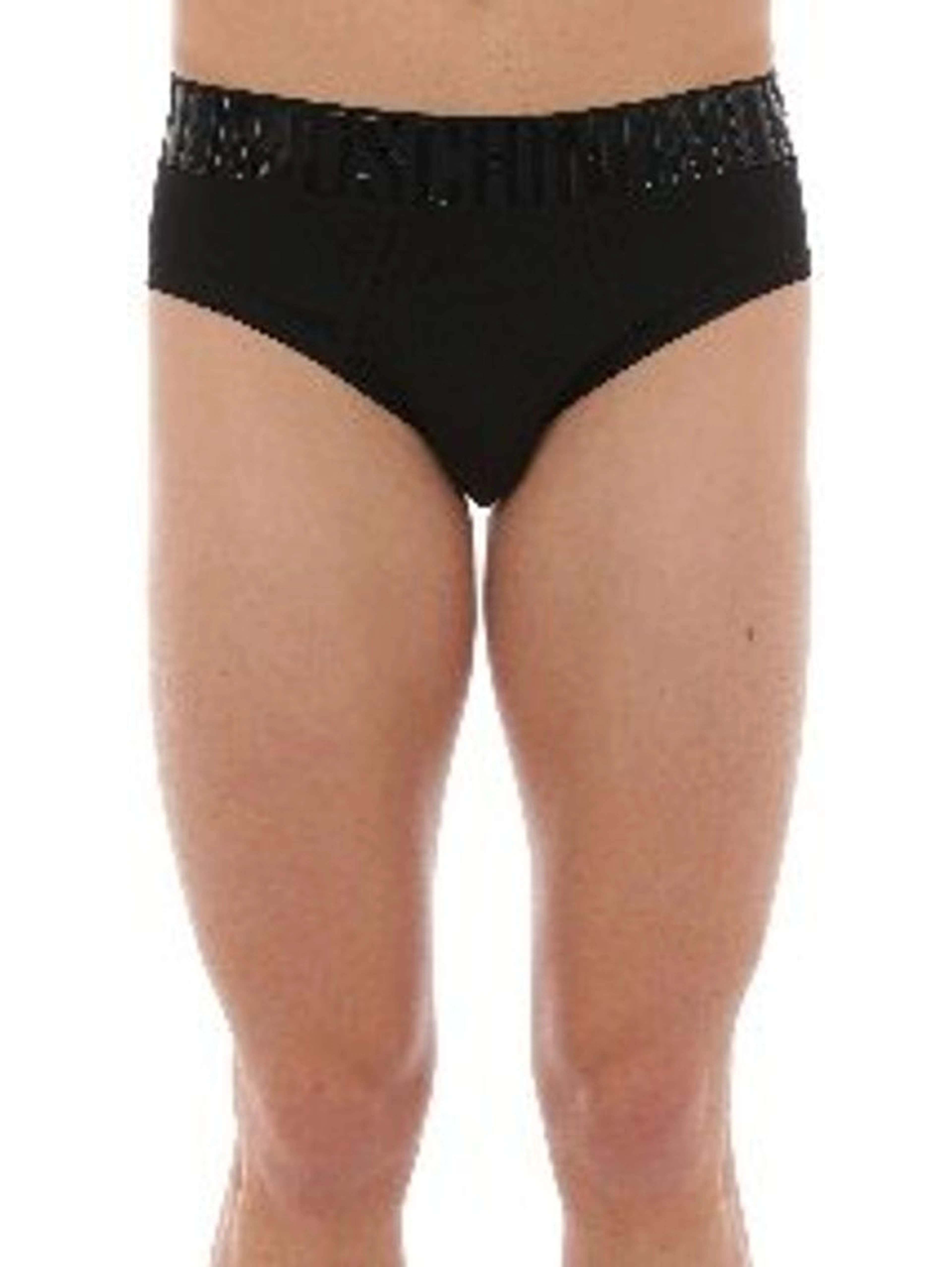 Black Cotton Briefs