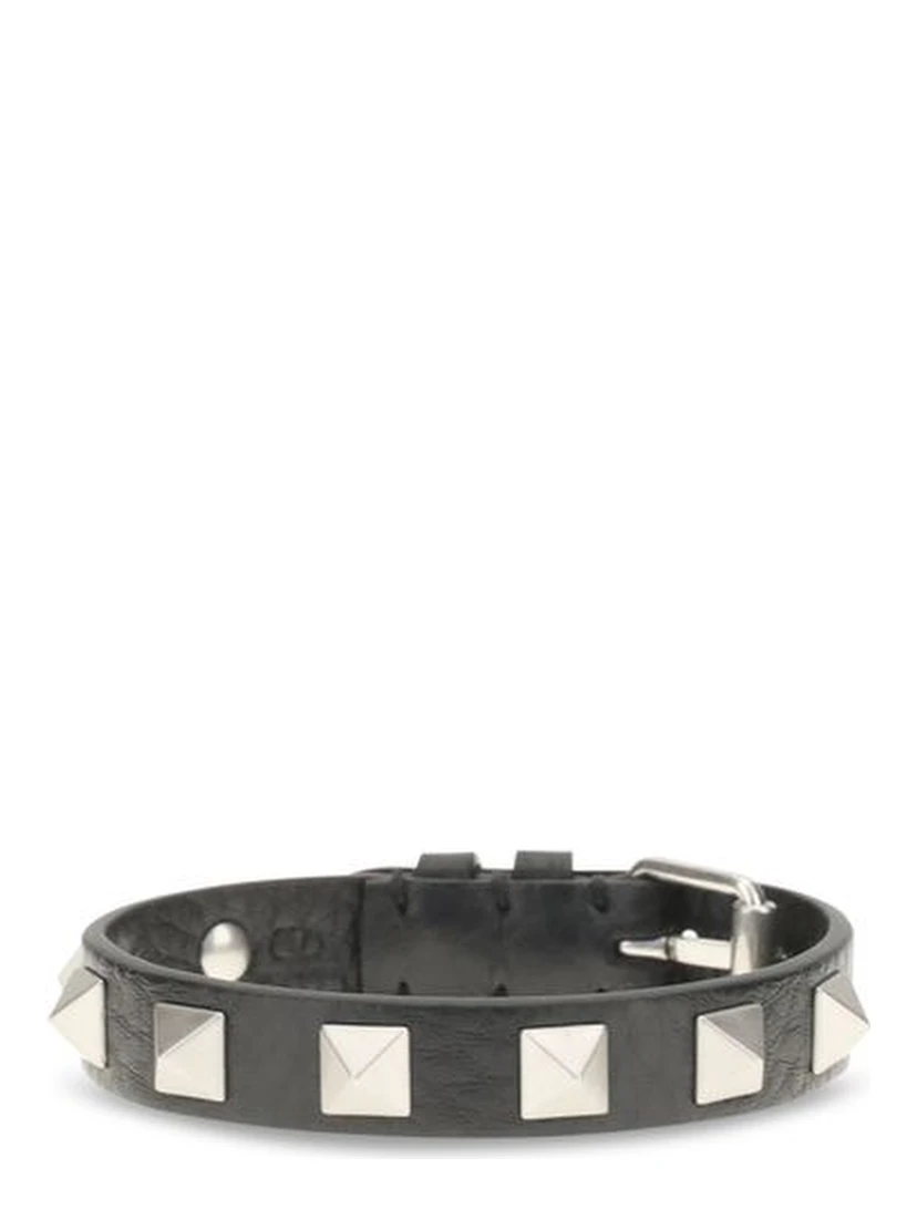 Black Calf Leather Bos Taurus Bracelet