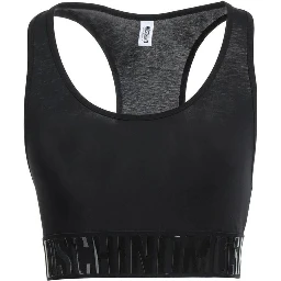 Black Cotton Sport Bra