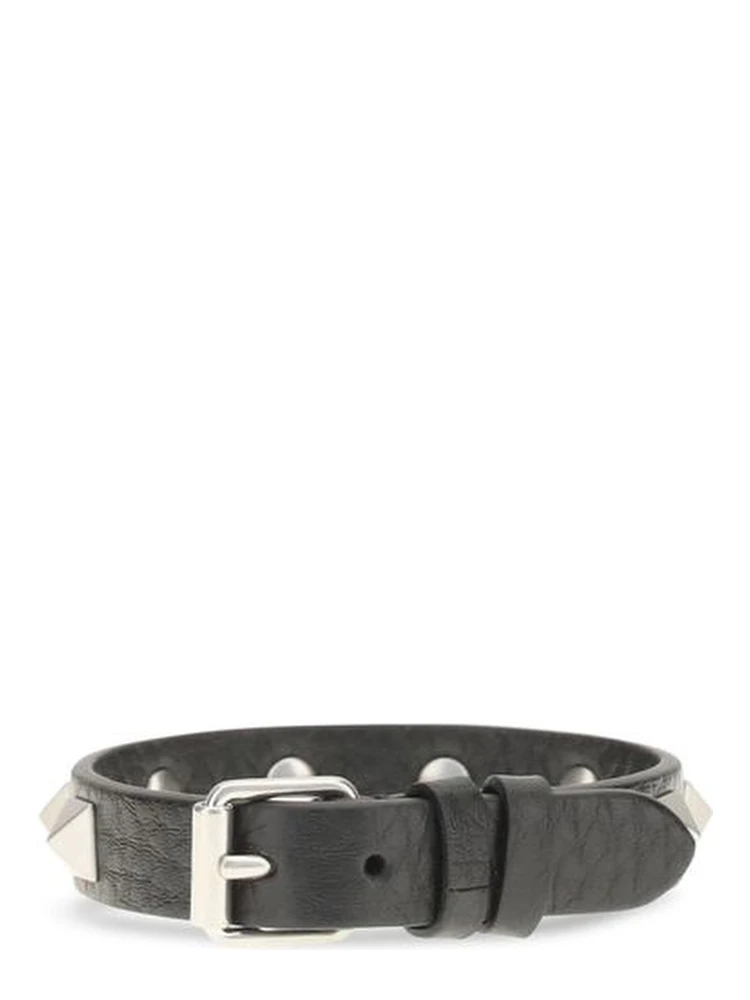 Black Calf Leather Bos Taurus Bracelet alternative