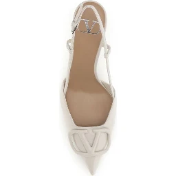 Beige Calf Leather Bos Taurus High Heel Pumps