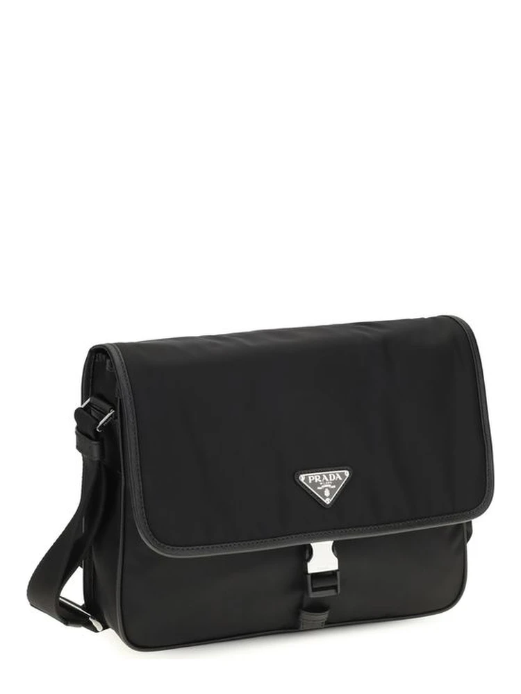 Black Recycled Polyamide Shoulder Bag alternative