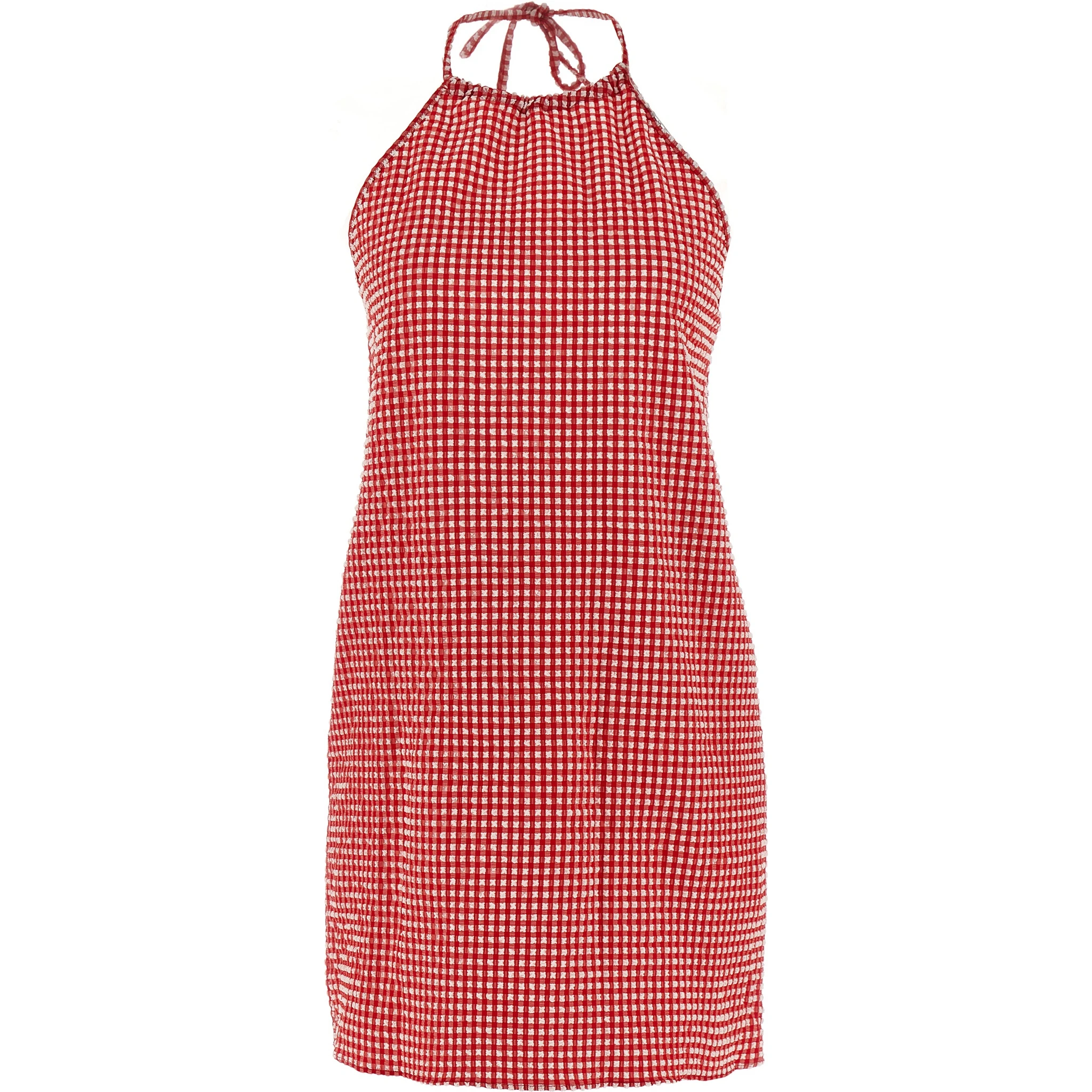 Multicolor Polyester Short Dress