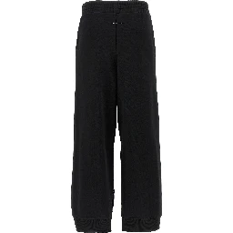 Black Cotton Joggers (Workout Pants)
