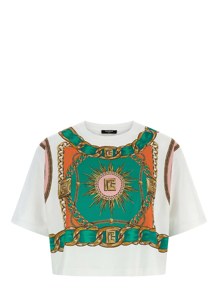 Multicolor Cotton T-Shirt