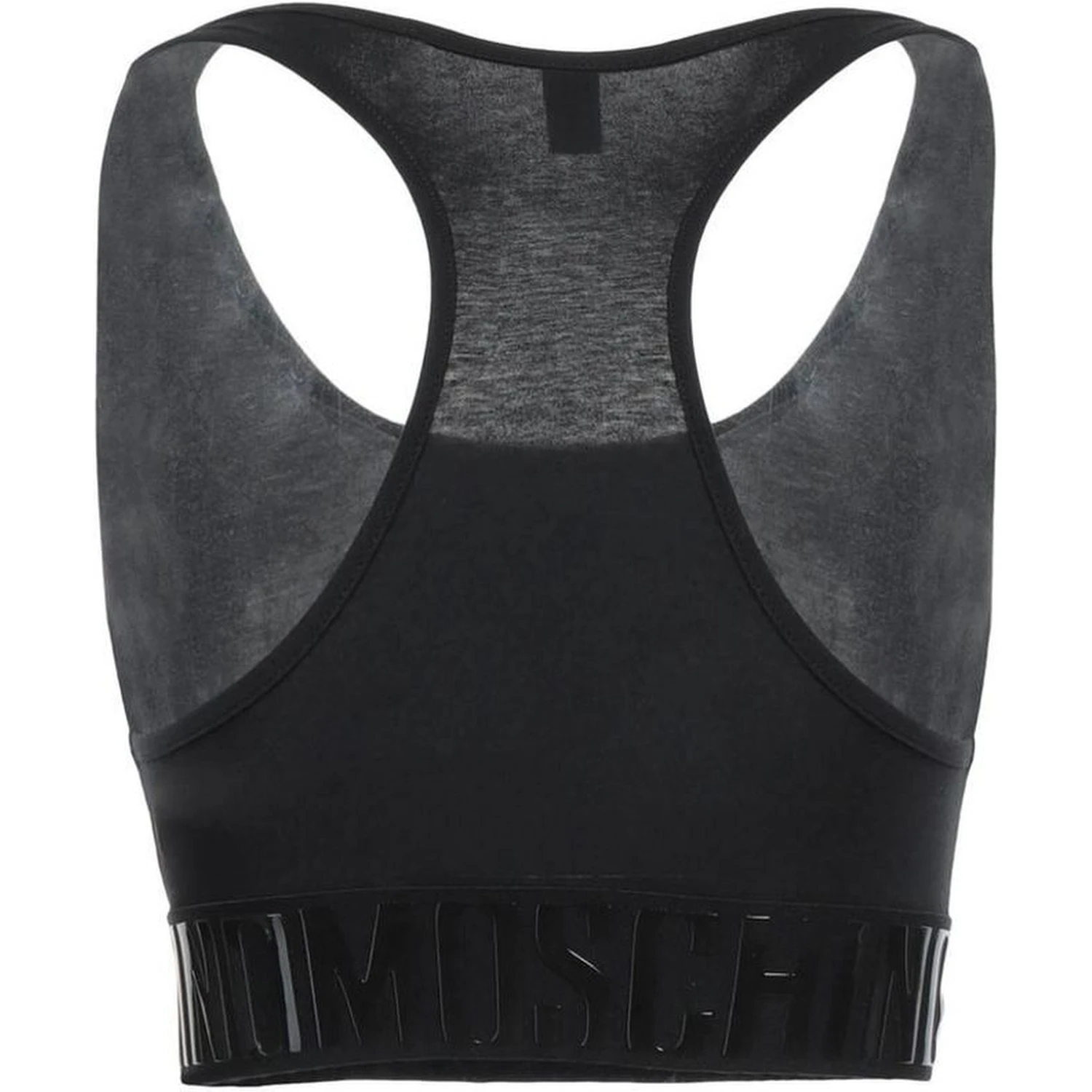 Black Cotton Sport Bra