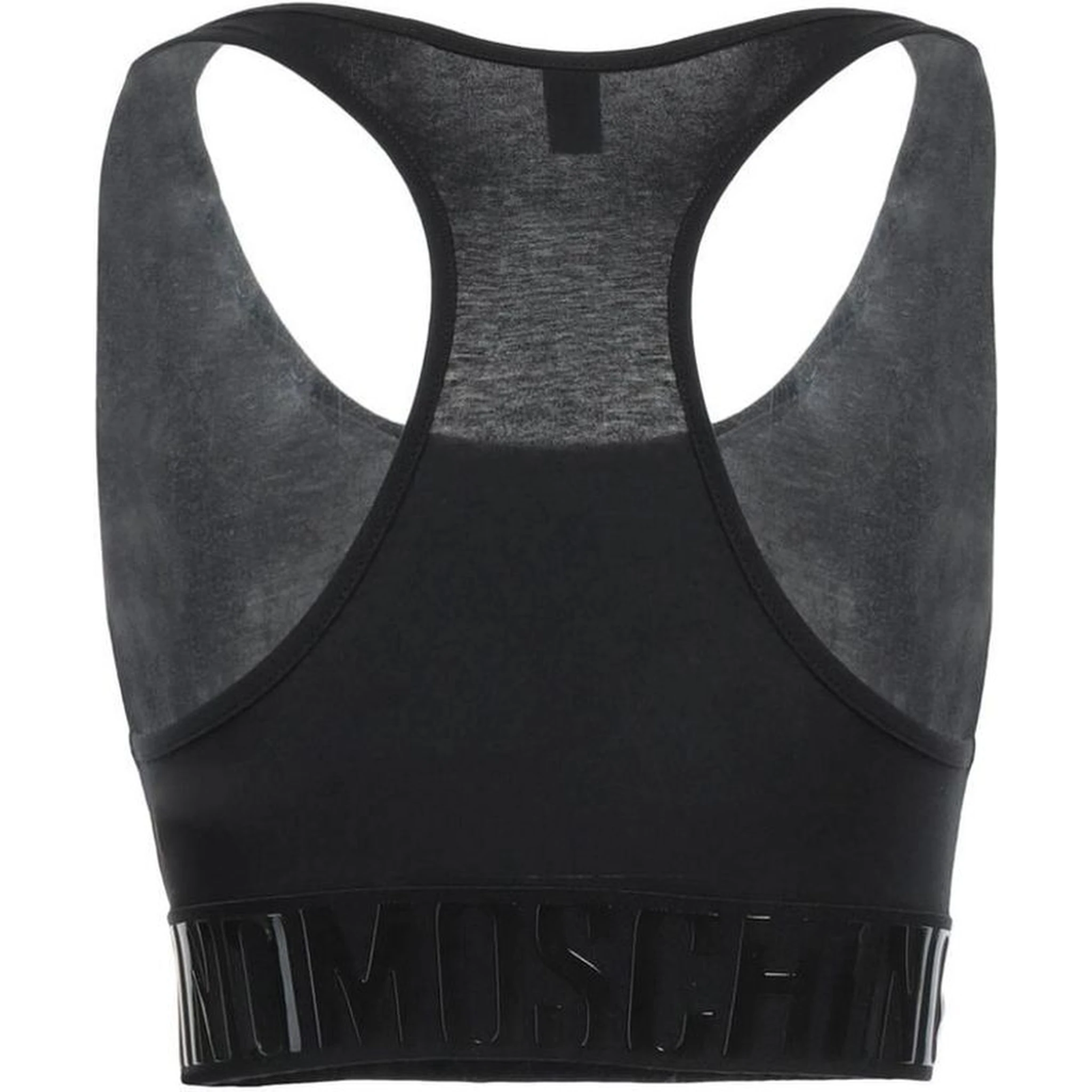 Black Cotton Sport Bra