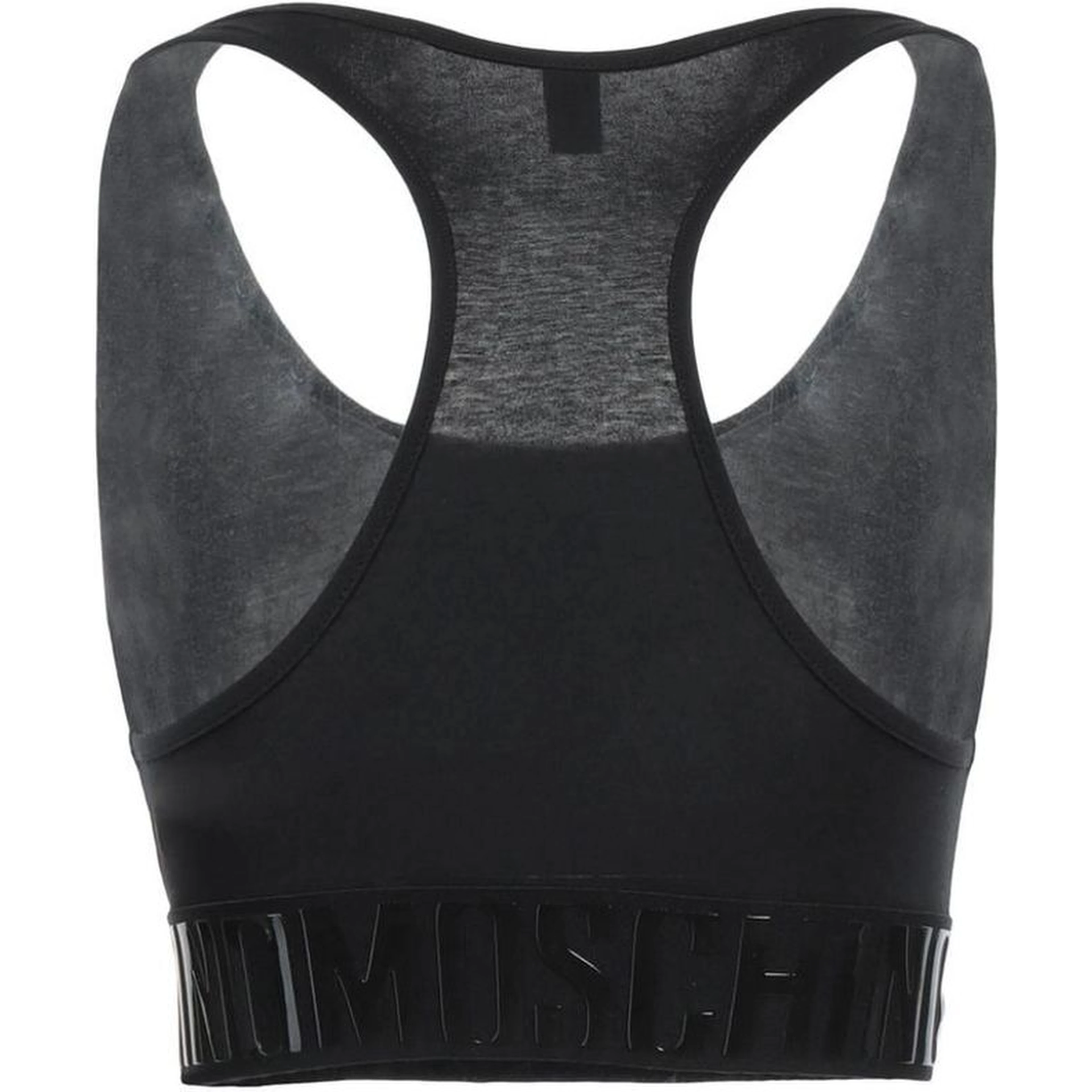 Black Cotton Sport Bra