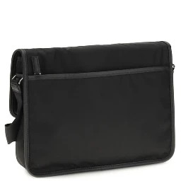 Black Recycled Polyamide Shoulder Bag