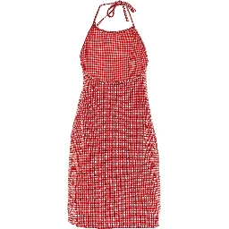 Multicolor Polyester Short Dress