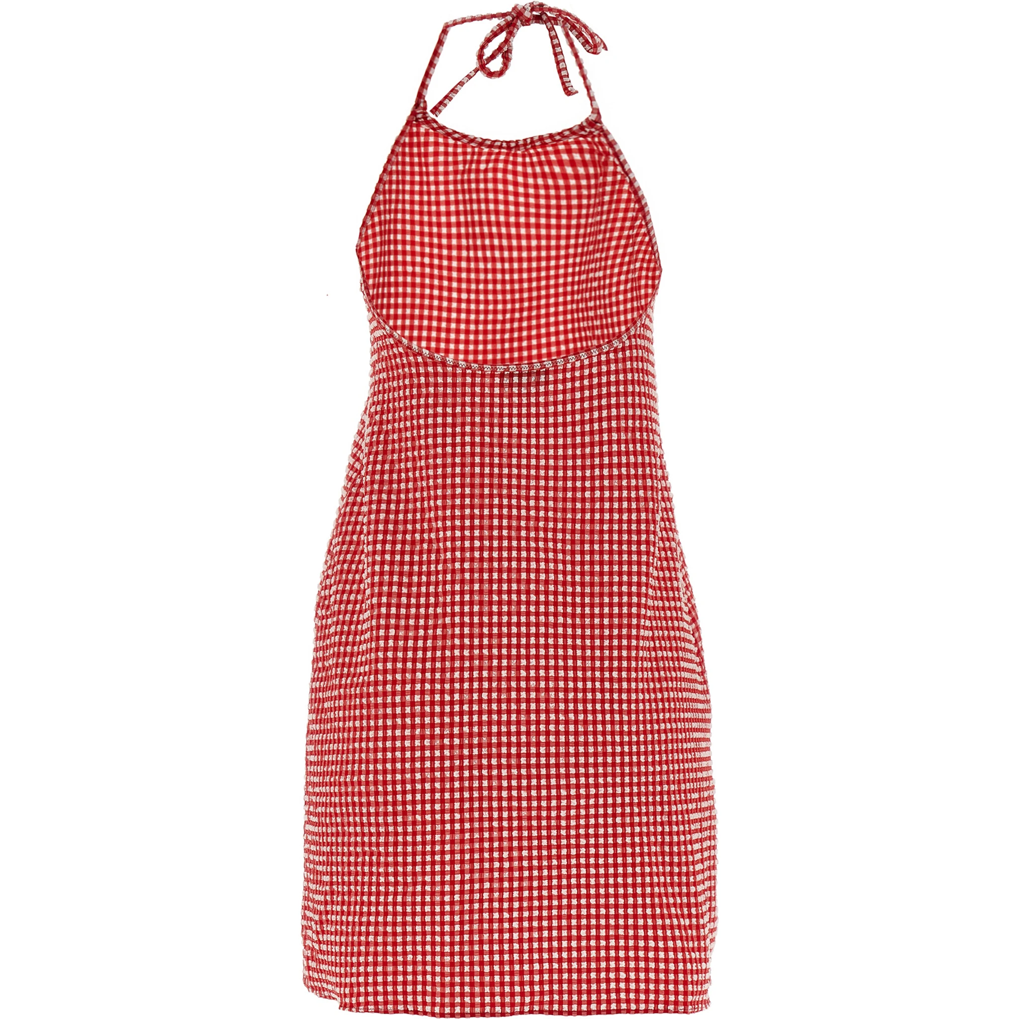 Multicolor Polyester Short Dress