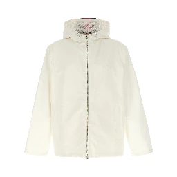 White Cotton Shell Jacket
