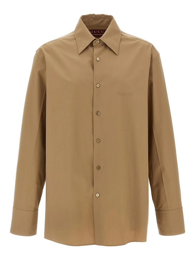 Beige Cotton Blouse