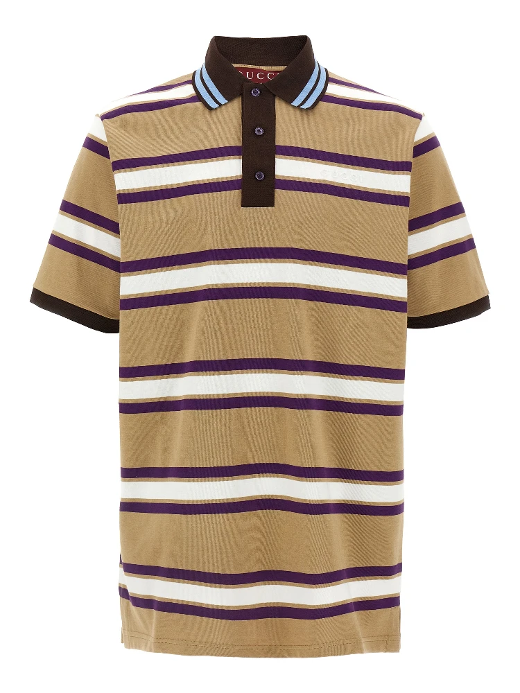 Multicolor Cotton Polo Shirt