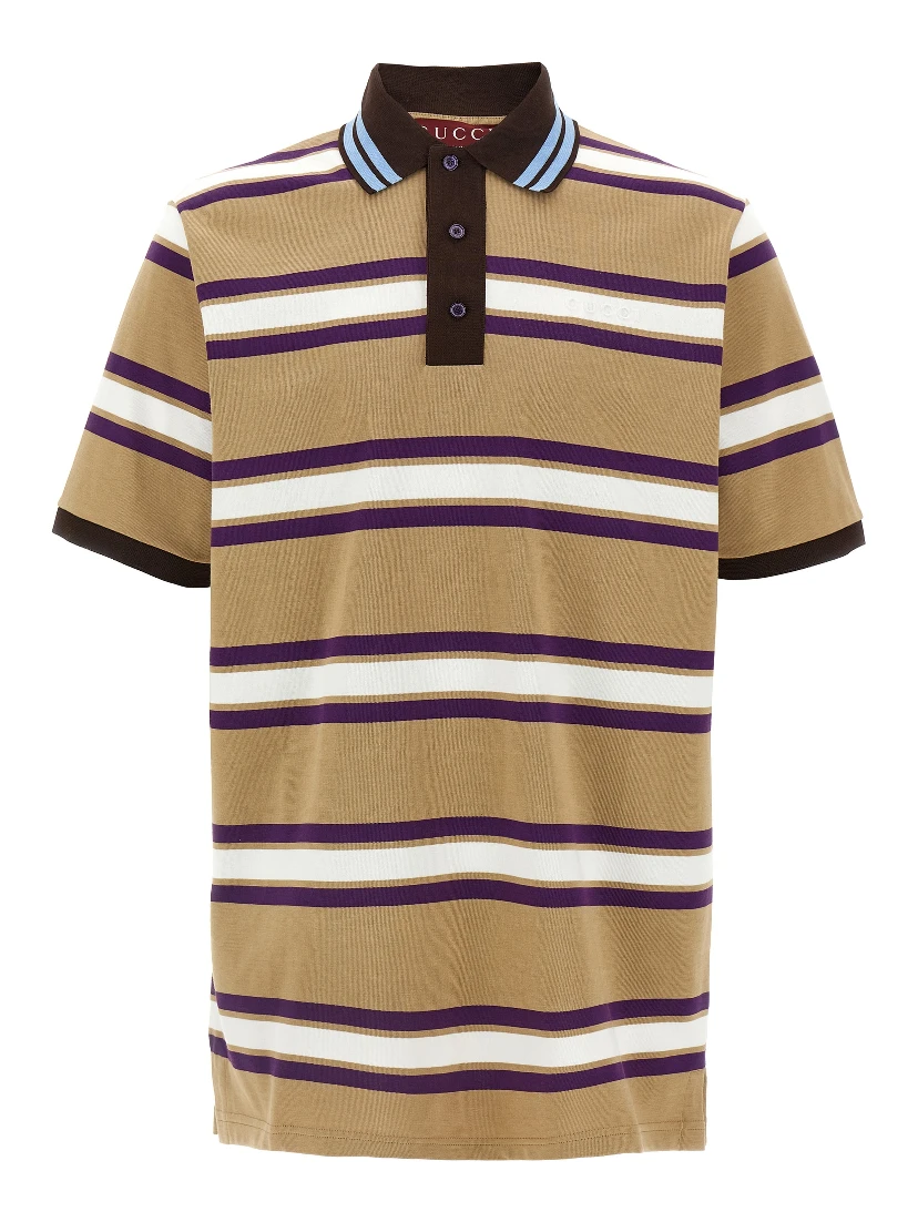 Multicolor Cotton Polo Shirt