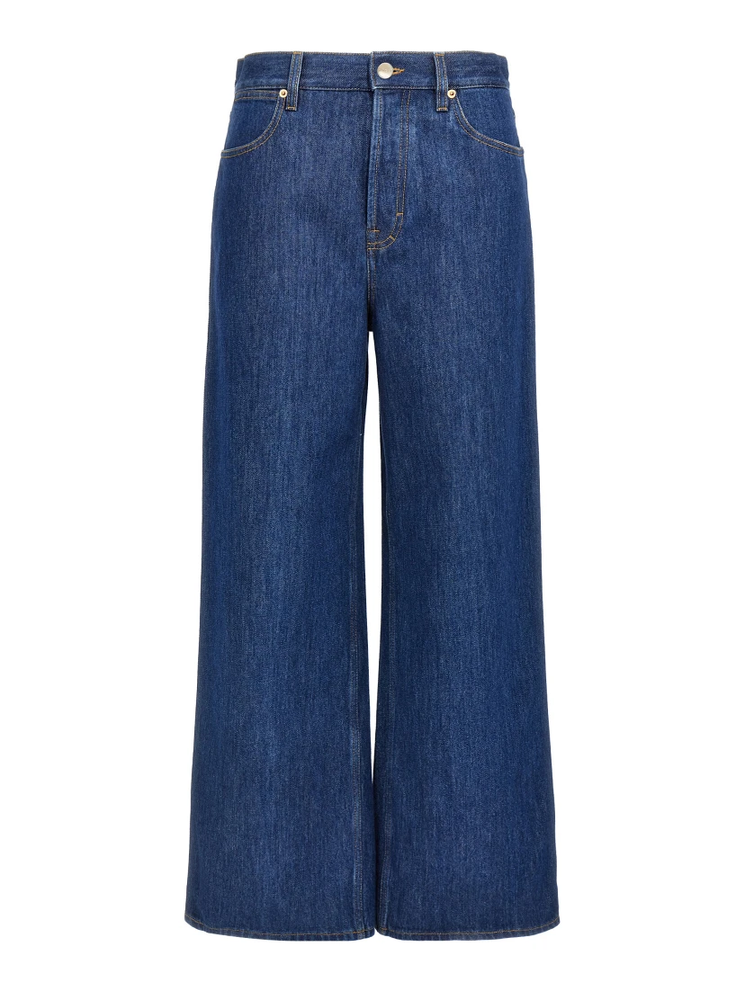 Blue Cotton Relaxed Fit Jeans