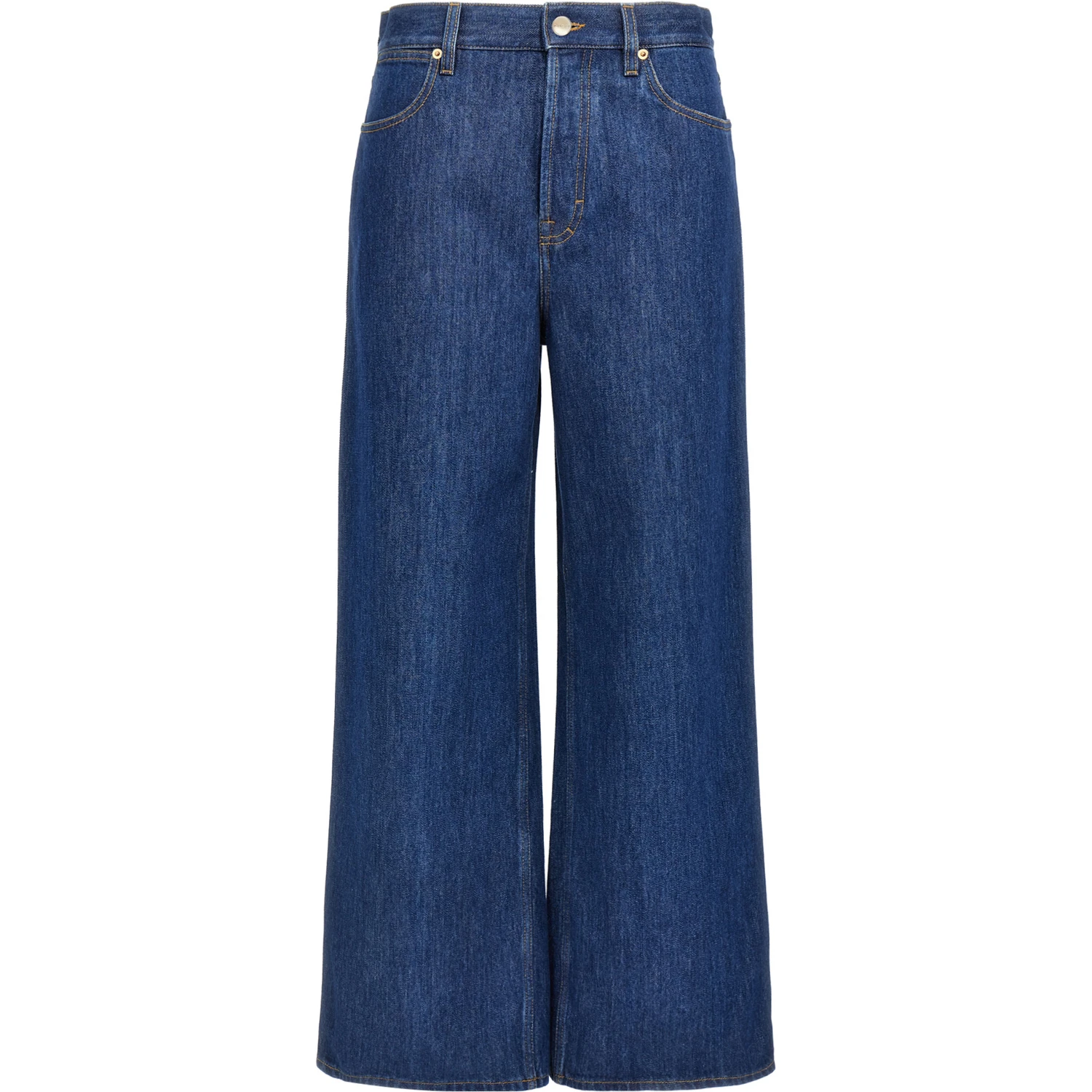 Blue Cotton Relaxed Fit Jeans