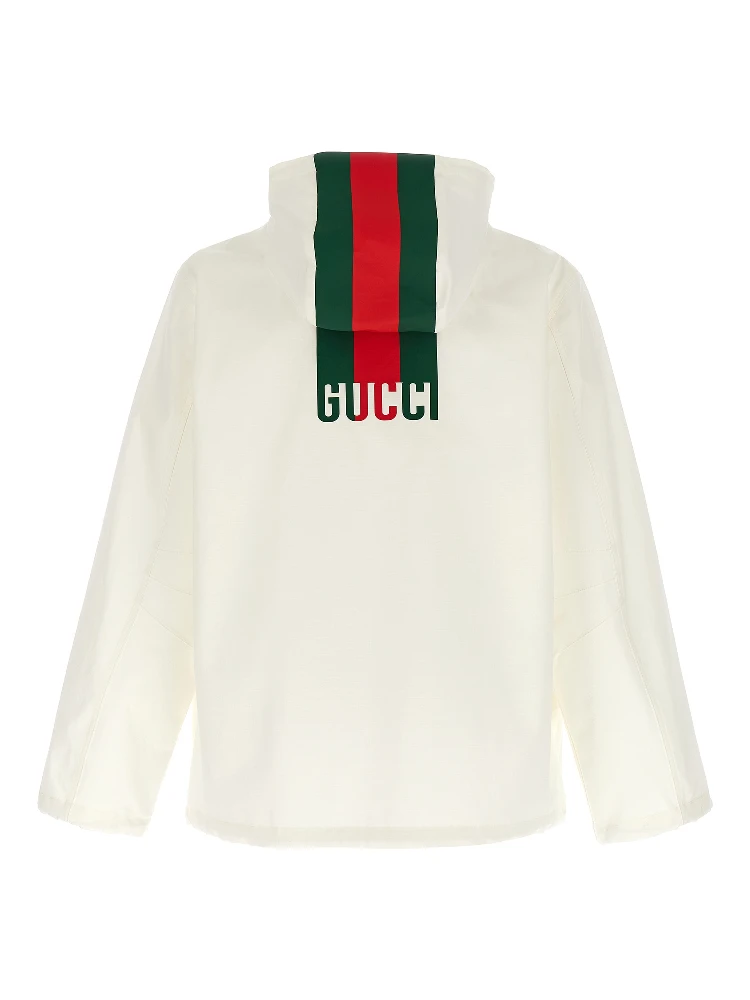 White Cotton Shell Jacket alternative