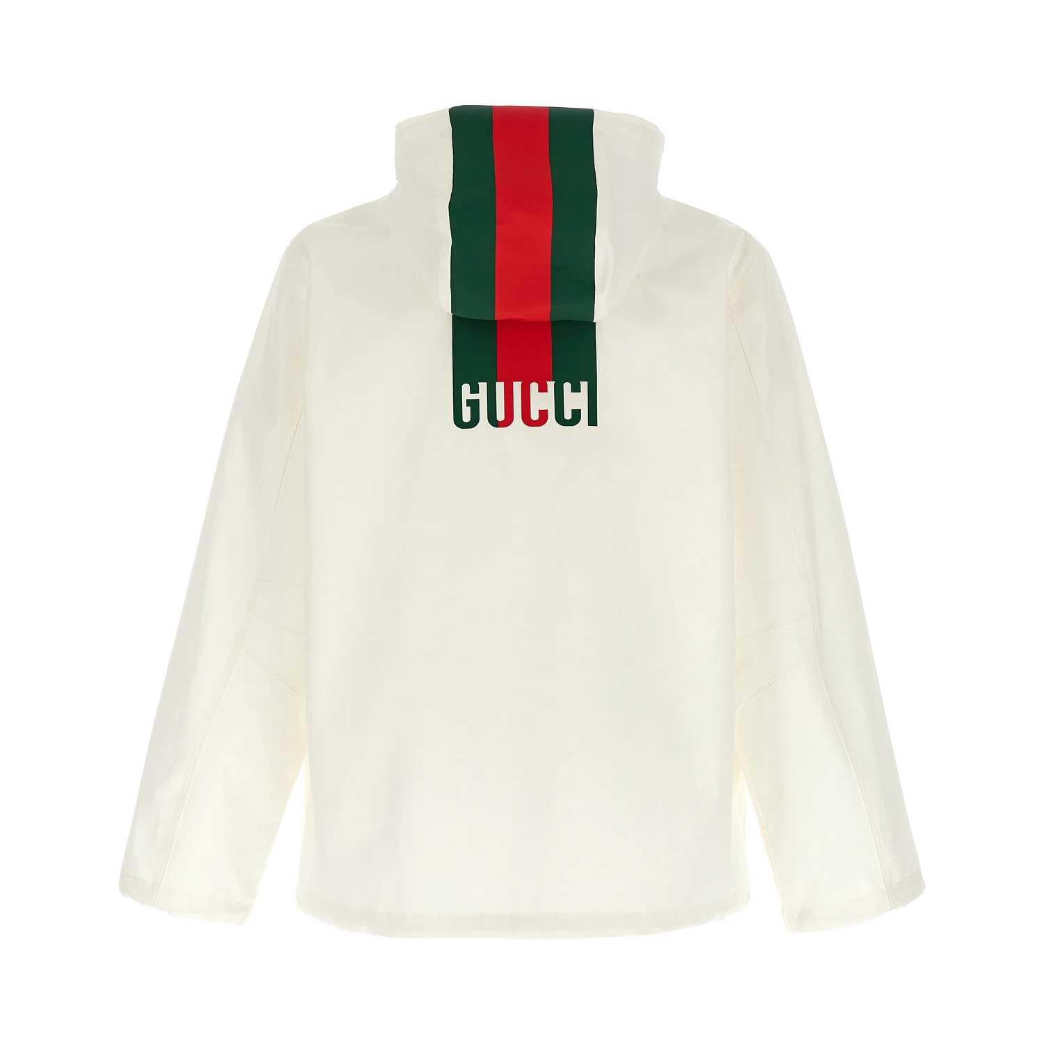 White Cotton Shell Jacket