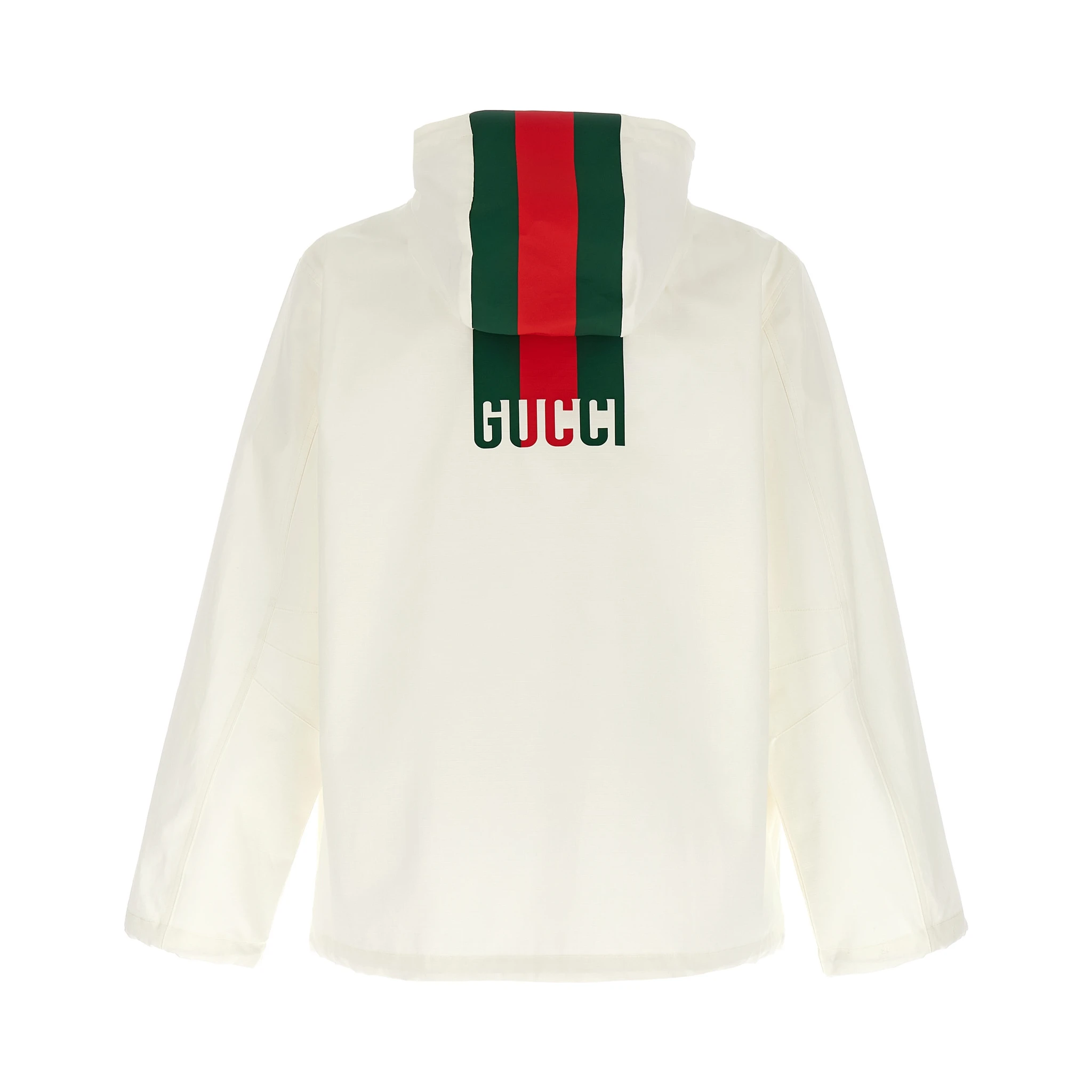 White Cotton Shell Jacket