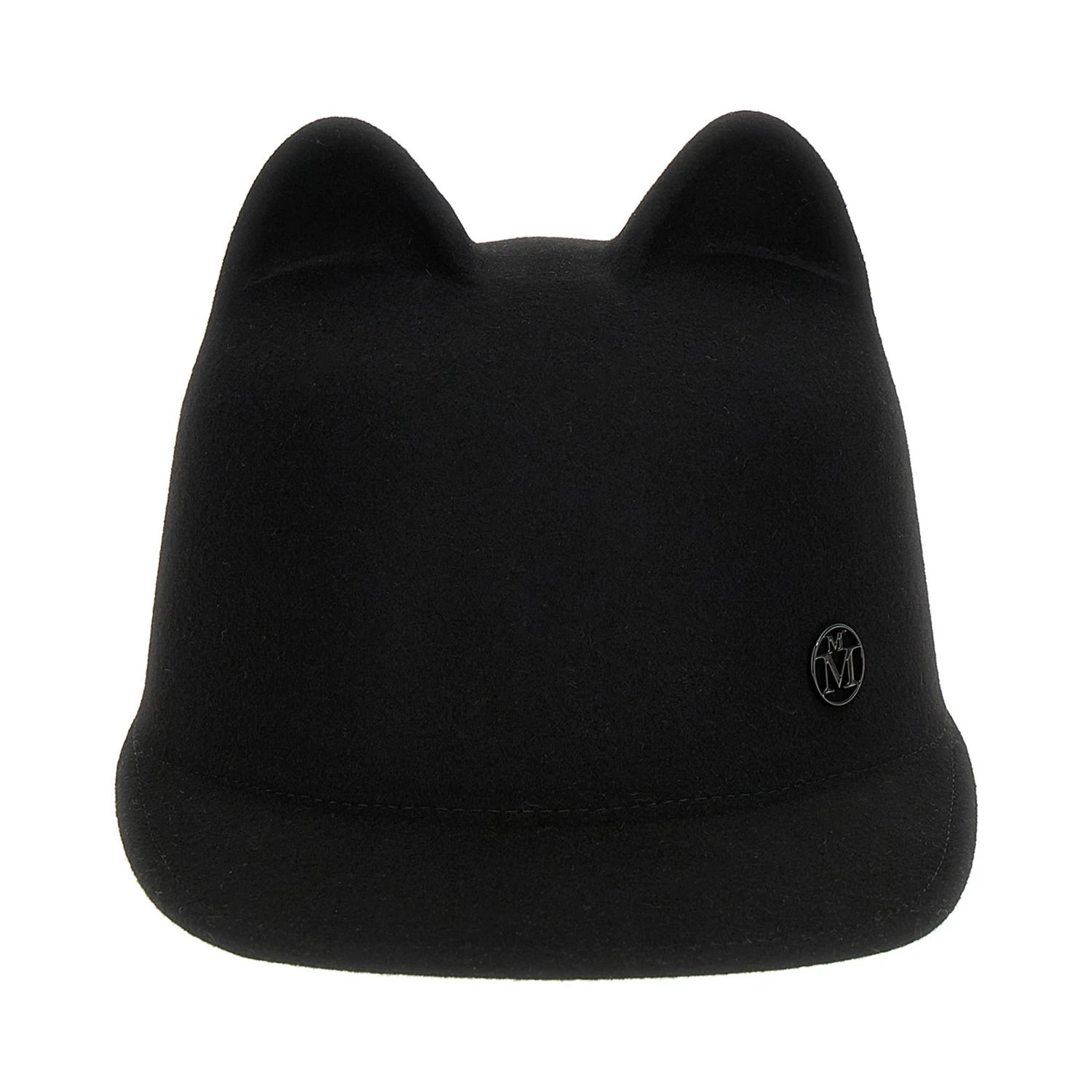 Black Rabbit Fur Cap (Baseball Hat)