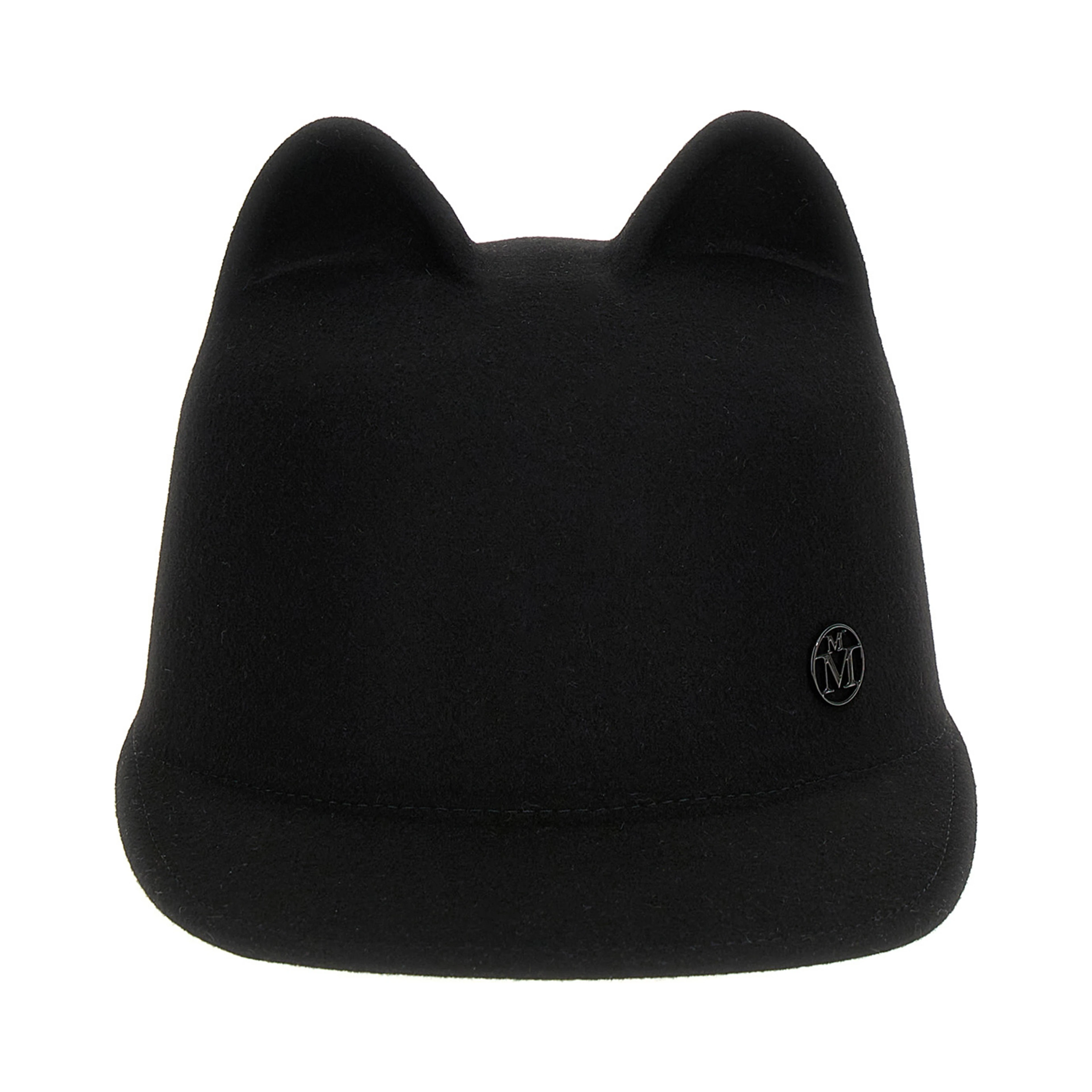 Black Rabbit Fur Cap (Baseball Hat)