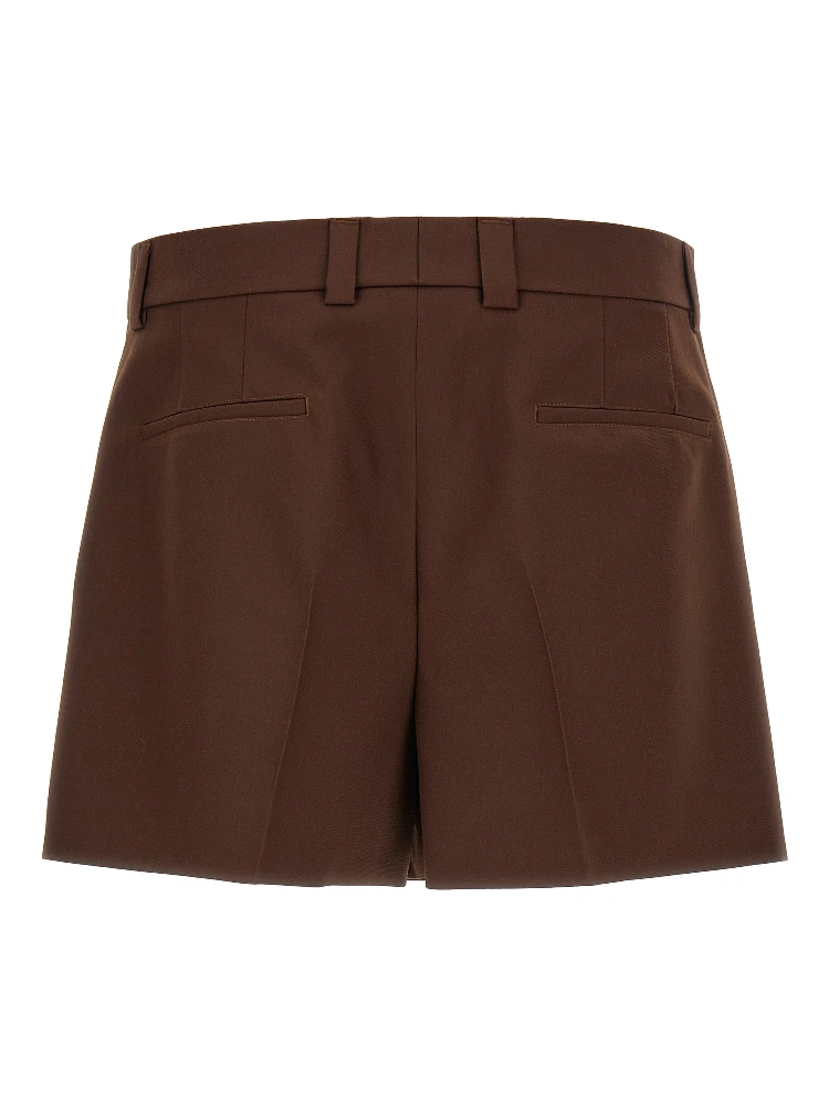 Brown Wool Bermuda Shorts alternative