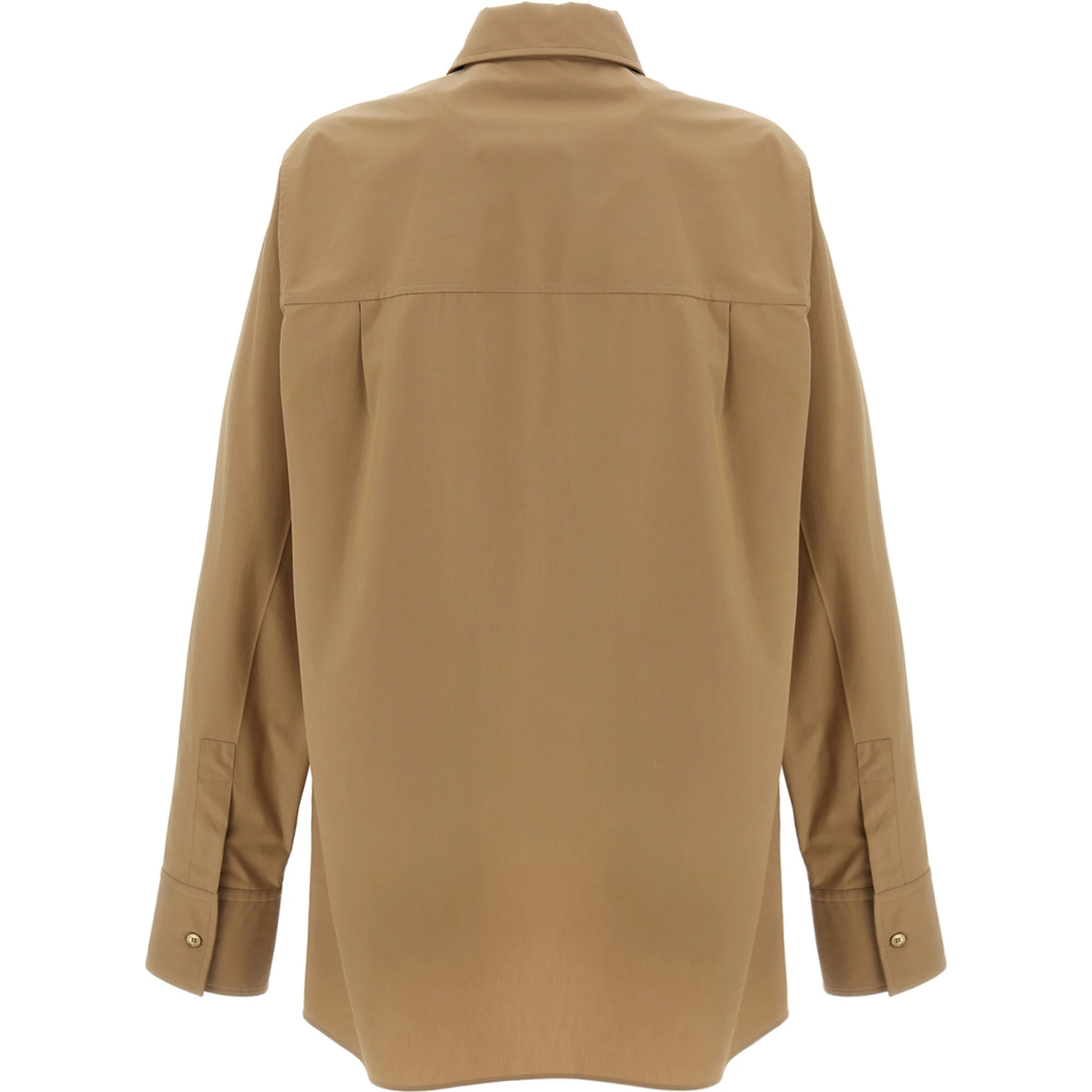 Beige Cotton Blouse