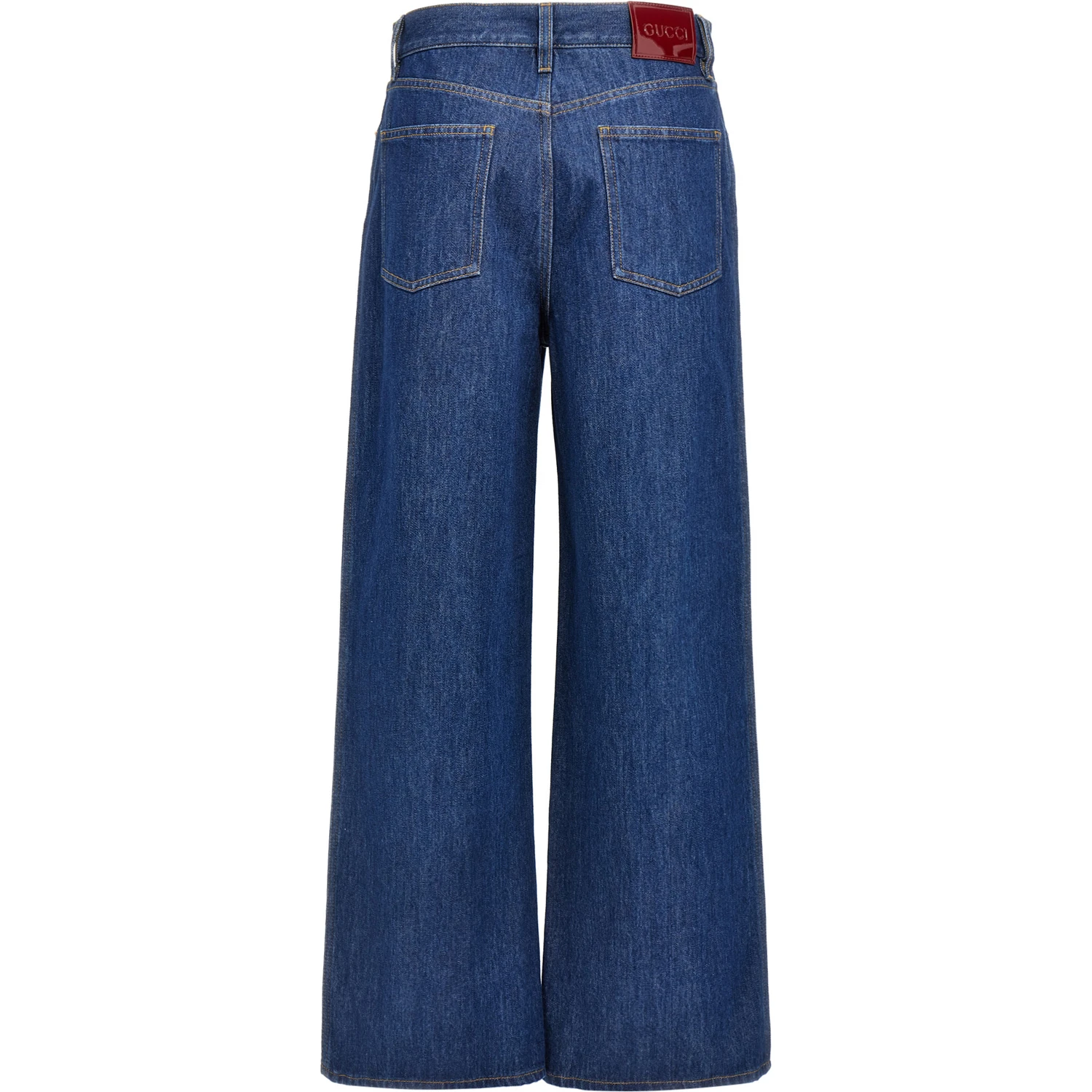 Blue Cotton Relaxed Fit Jeans