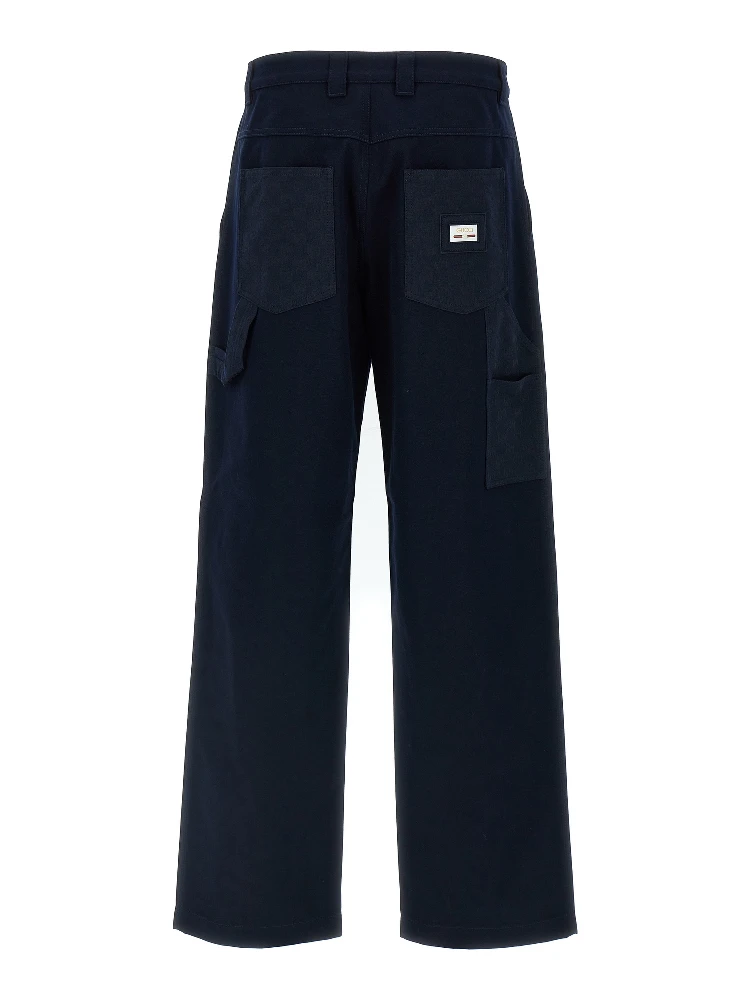 Blue Cotton Casual Pants alternative
