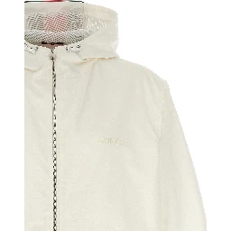 White Cotton Shell Jacket