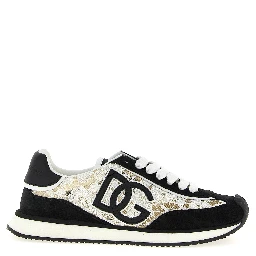 Bicolor Cotton Sneakers