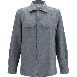 Gray Wool Oves Aries Shirt