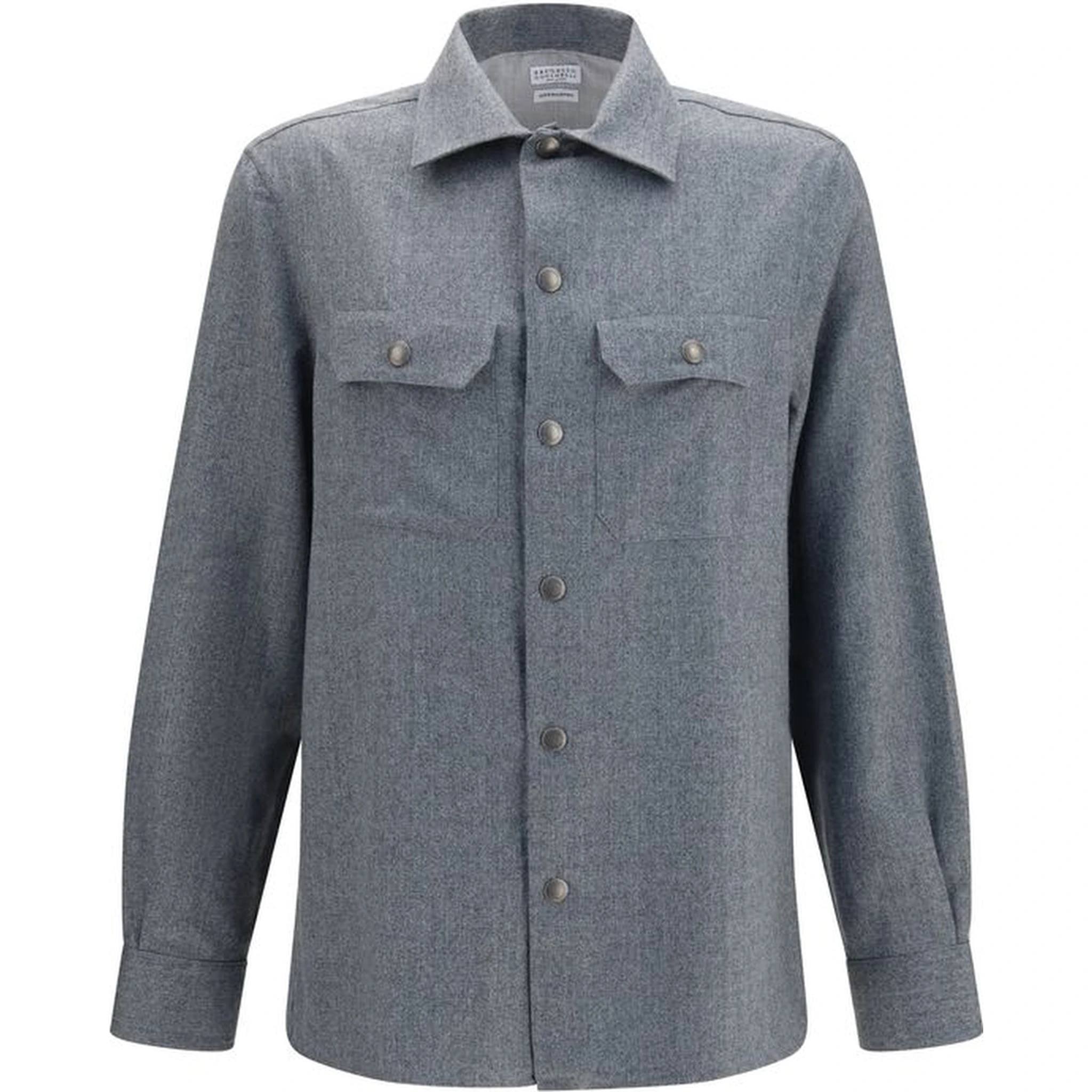 Gray Wool Oves Aries Shirt