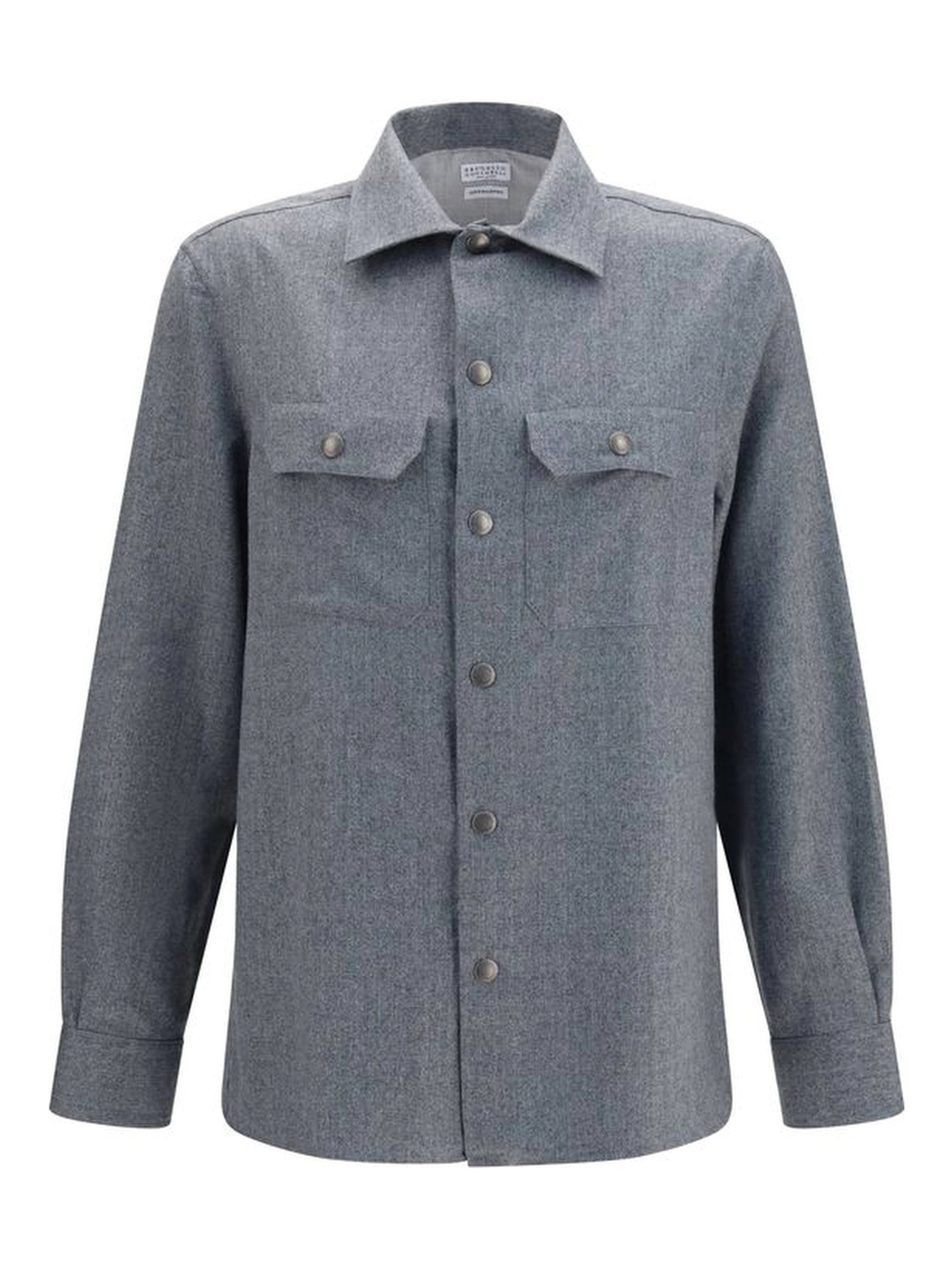 Gray Wool Oves Aries Shirt