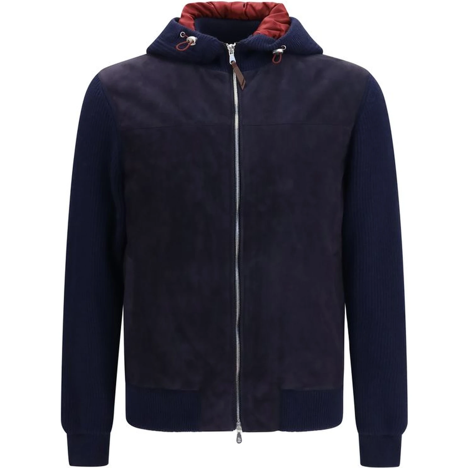 Blue Wool Oves Aries Full-Length Jacket